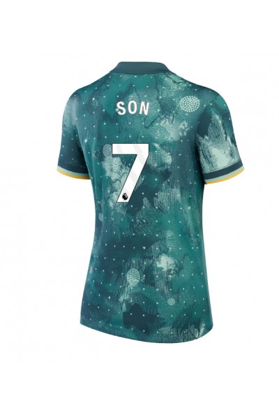 Tottenham Hotspur Son Heung-min #7 Fotballdrakt Tredje Klær Dame 2024-25 Korte ermer Tottenham Hotspur Son Heung-min #7 Fotballdrakt Tredje Klær Dame 2024-25 Korte ermer
